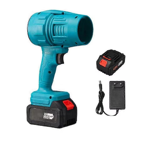 Suflantă Portabilă cu 1 Acumulator 48V și Geantă de Transport, Albastru/Negru