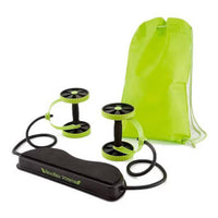 Aparat Fitness cu Corzi pentru Antrenament Abdominal, Reglabil, Negru/Verde