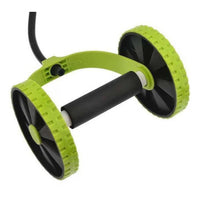 Aparat Fitness cu Corzi pentru Antrenament Abdominal, Reglabil, Negru/Verde
