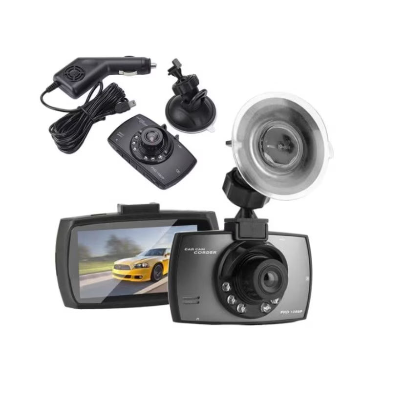 Cameră Auto DVR Full HD 1080P cu Night Vision, G-Sensor și Ecran LCD