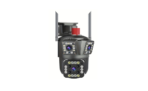 Cameră de Supraveghere WiFi 12MP cu Zoom 5X, 3 Lentil, Exterior, V380