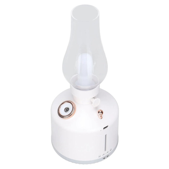 Difuzor de Aromă tip Lampă, Reîncărcabil, 280ml, Lumină Ambientală, Alb