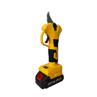 Foarfecă Electrică pentru Grădinărit cu 1 Acumulator 48V, Portabilă, cu Accesorii, Galben/Negru