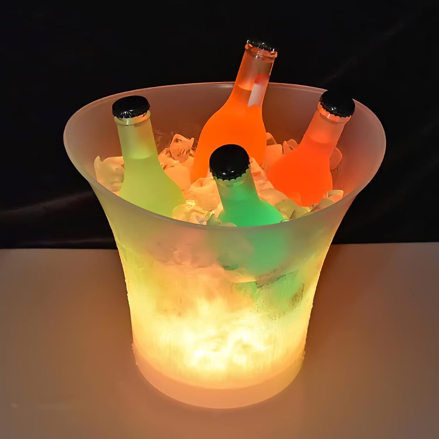 Frapieră cu Bluetooth, Boxă și Iluminare LED, 7L, pentru Vin și Bere