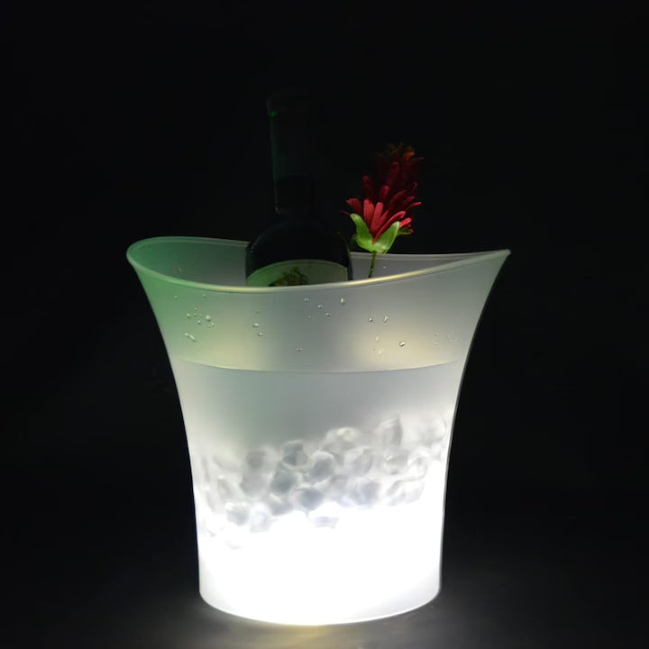 Frapieră cu Bluetooth, Boxă și Iluminare LED, 7L, pentru Vin și Bere
