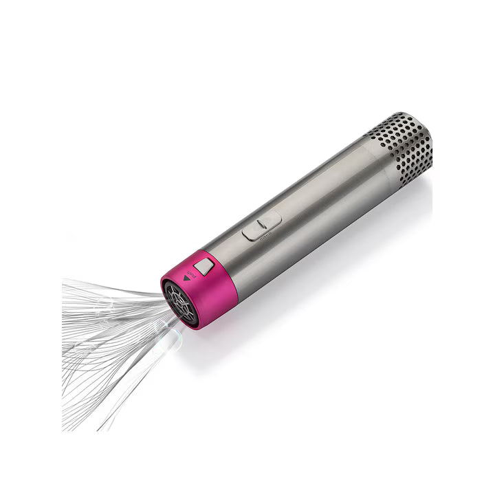 Multistyler 5 în 1 cu Aer Cald, Tehnologie Air Wrap, Putere 1000W, Ondulator și Perie pentru Uscare, Îndreptare și Volum, Gri/Roz