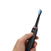 Periuță de Dinți Electrică Reîncărcabilă Shuke, 4 Capete de Periere, Negru