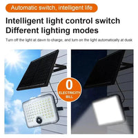Proiector LED cu Încărcare Solară, 600W, cu Panou Separat, pentru Exterior