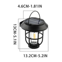 Set 4 Lămpi Solare de Grădină 2 în 1, Montare pe Sol sau Perete, Negru